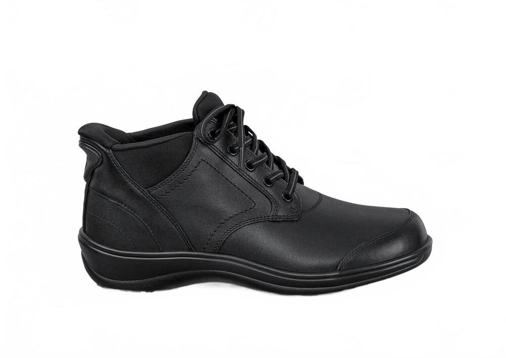 NEW ORTHOFEET women's rosel hands-free orthopedic boots in black